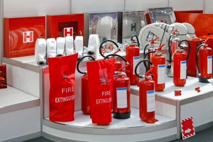 5 types of fire extinguishers