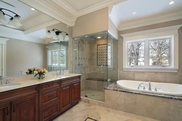 luxury bathroom trends taking over homes in 2025