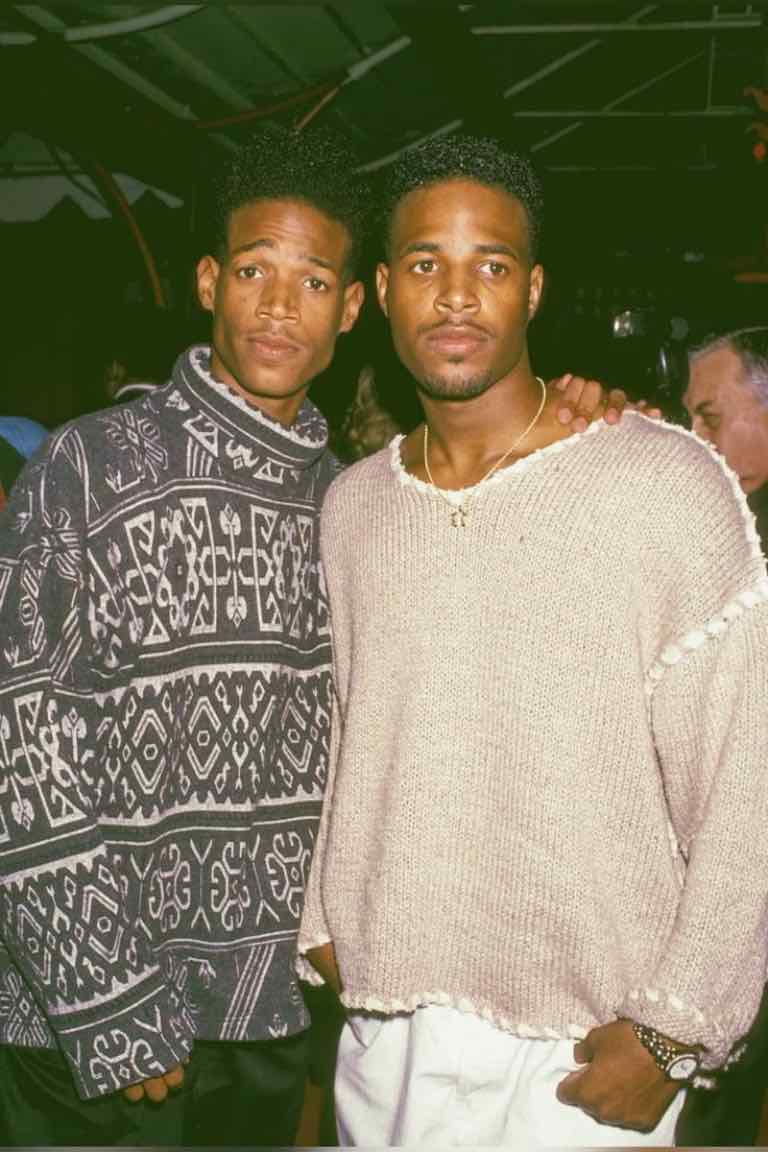 Marlon Wayans and his bro Shawn Wayans (L)