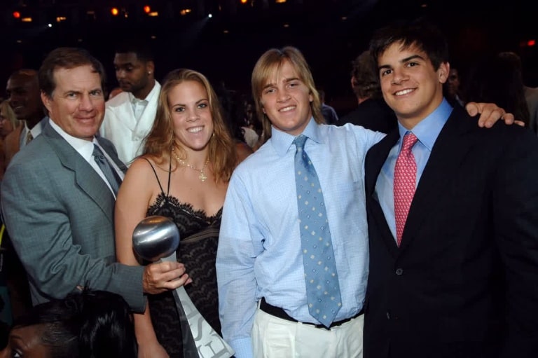 L-R bill amanda stephen and brian belichick