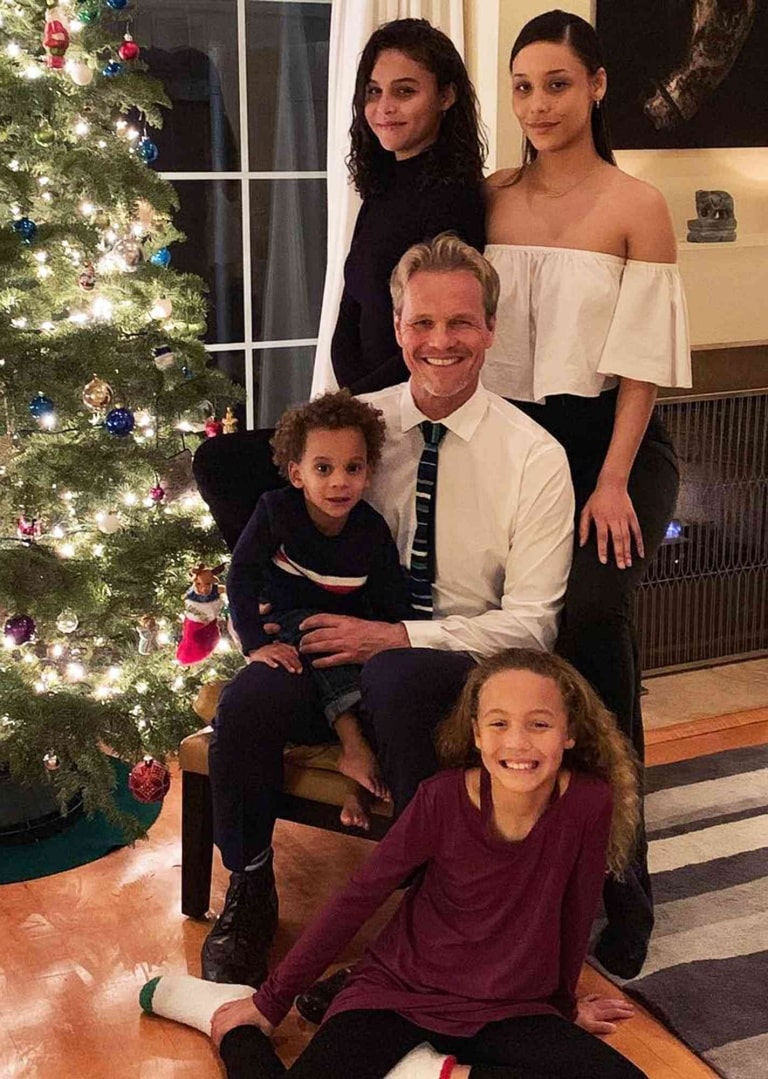 erik asla with his son york banks asla and three daughters tatjana taylor and tatum